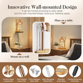 QiMH candle warmer lamp timer dials enable flexible scent sessions