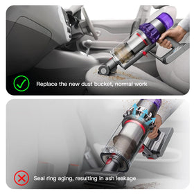 QINAN dust bin for Dyson SV22 enhances compatibility and waste handling.
