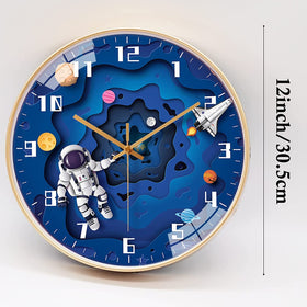 QINFIEY battery-operated kids clock comes with one AA battery.