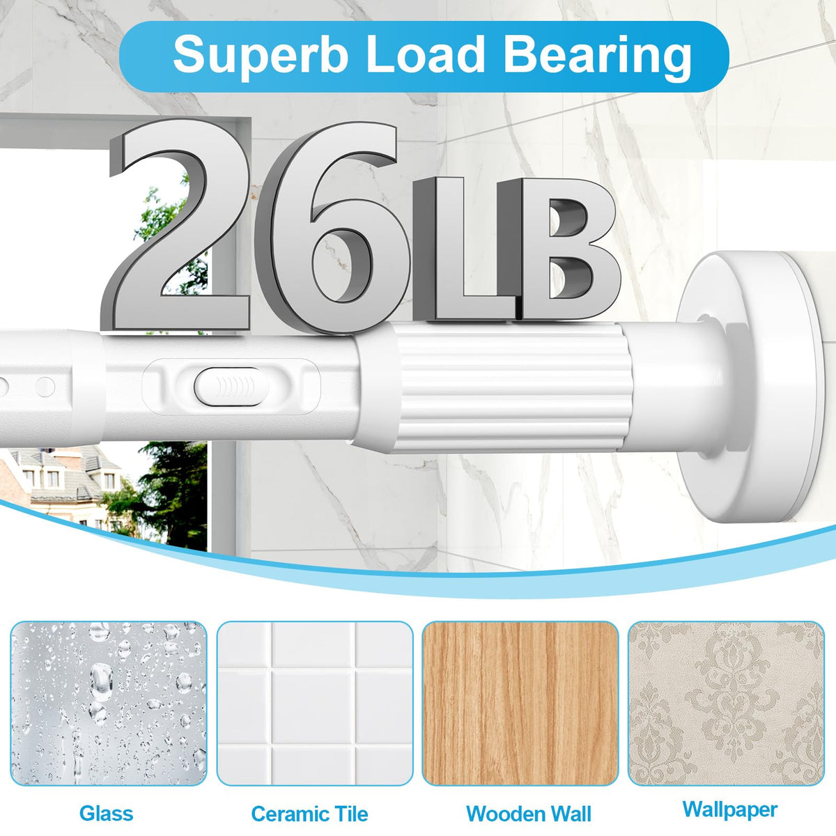 QINGYUN wide silicone end caps protect walls and distribute pressure