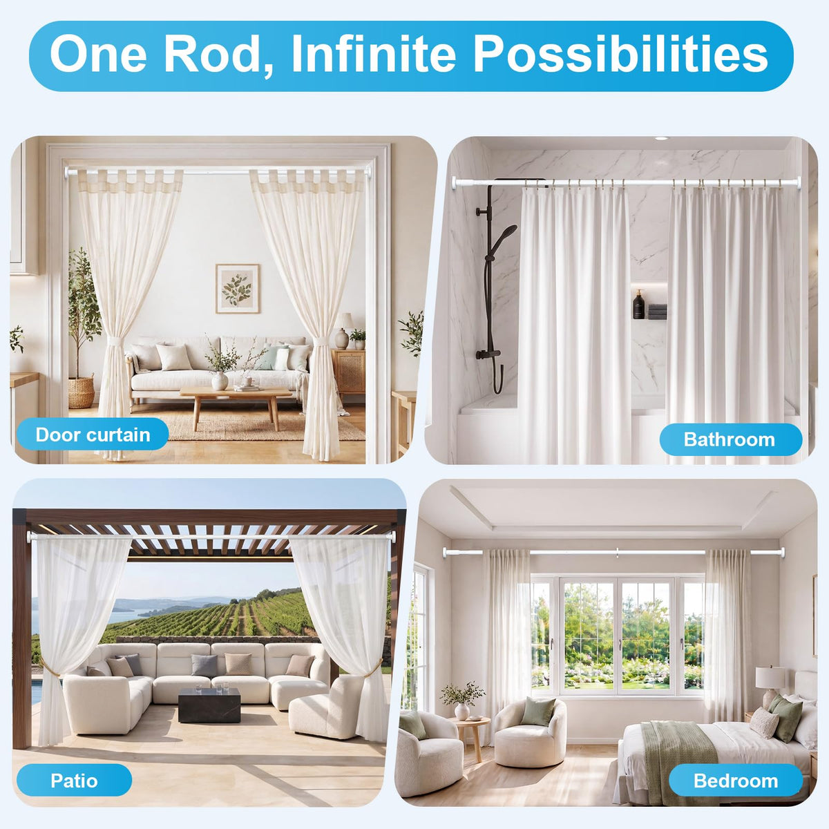 QINGYUN room-divider setup defines space in open-plan rooms