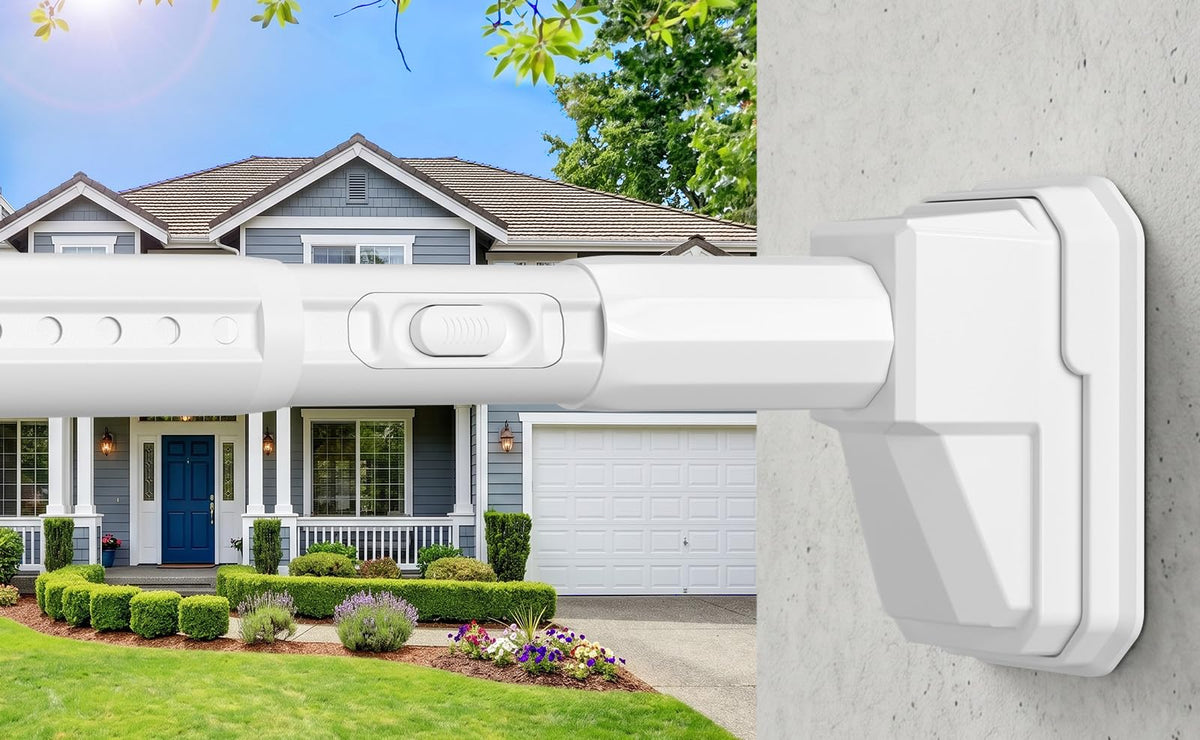 QINGYUN tension rod extended length shown for versatile bathroom and patio use