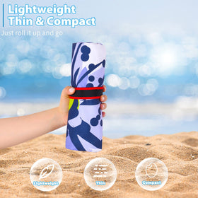 Qinqinamu oversized microfiber towel soft touch ideal for lounging and drying after swimming