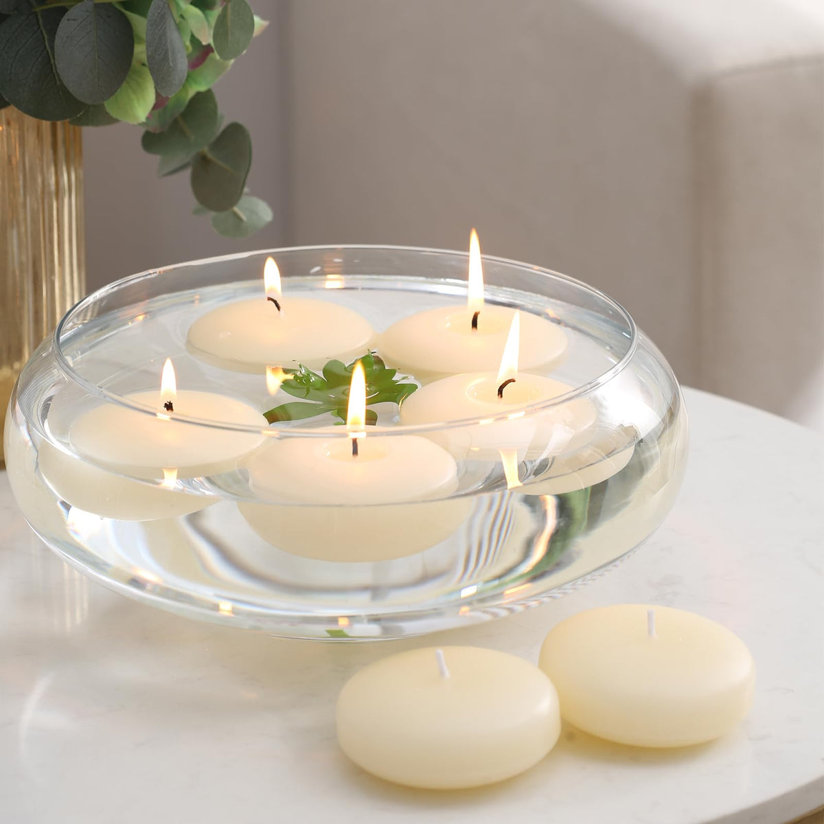 qinxiang 36-pack floating candles create lasting glow for celebrations