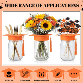 Qinyoung six-pack graduation jars ideal for party decor and gifts