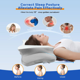 QIUBABYO odorless memory foam core provides durable, supportive contour