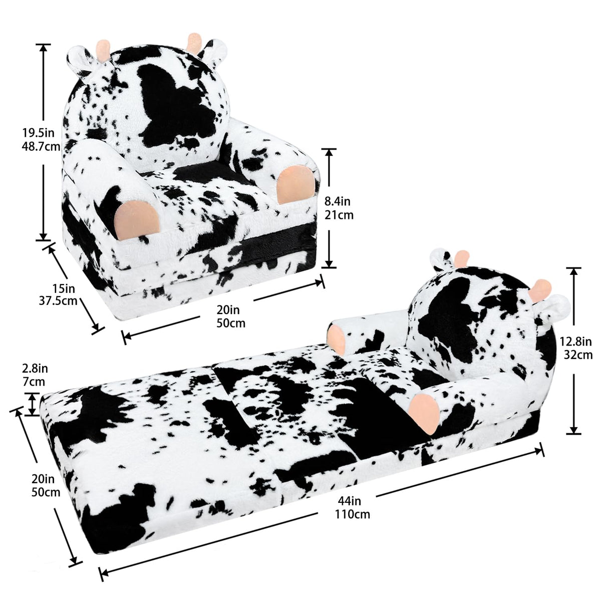 QIUODO compact 2-in-1 chair fits small spaces
