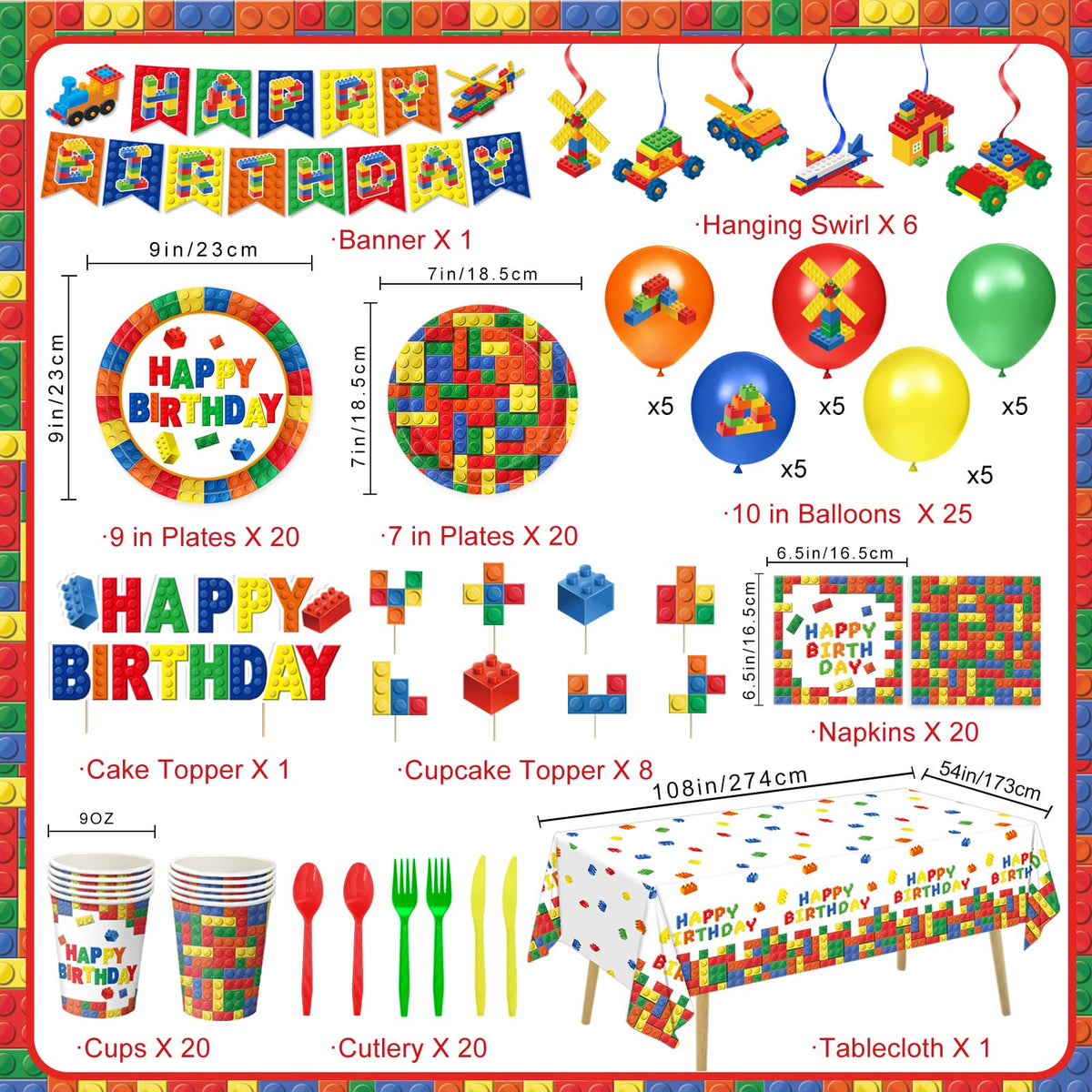 QIYANPAX building block napkins, colorful and absorbent for quick spill management