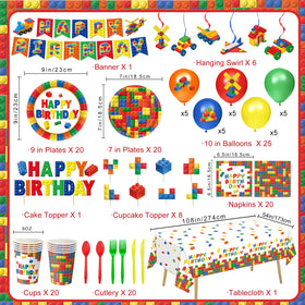 QIYANPAX building block napkins, colorful and absorbent for quick spill management