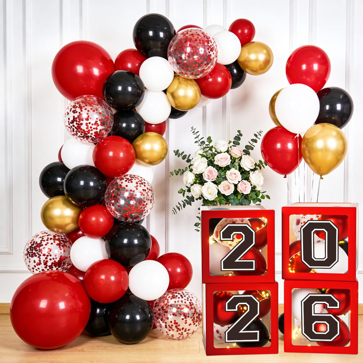 QIYANPAX graduation hats provide thematic accents for photos and cake displays.