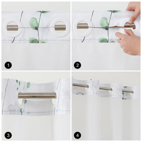 QiyI Machine washable curtain cleans easily in cold water.