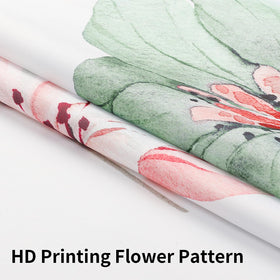 QiyI Polyester fabric shower curtain delivers soft touch and wrinkle resistance.