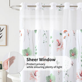 QiyI Snap-in Liner curtain showing quick installation and hassle-free setup.
