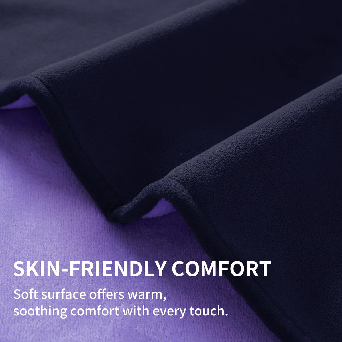 QiyI easy-care blanket, machine washable and quick-drying after use.