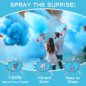 QIYVLOS bright color spray reaches 26 feet for dramatic reveals