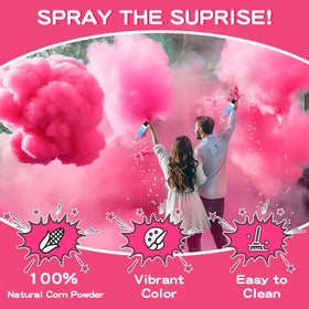QIYVLOS blue spray color reveal for dramatic blue burst
