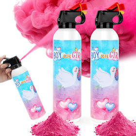 QIYVLOS pink spray color reveal for vibrant party moment