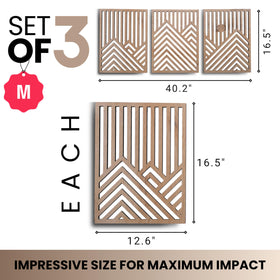 qmmp oak wall sculpture sun motif creates a bright bedroom focal point