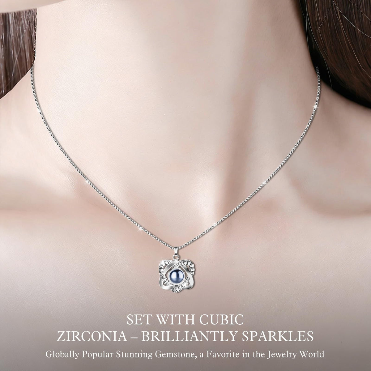 Qnxoat r elegant jewelry and keepsake in one gift set