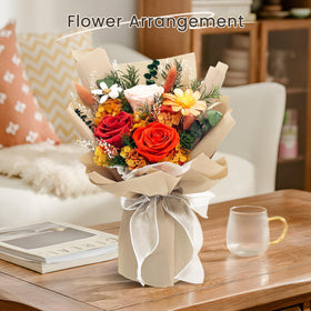 QOEAZY anniversary gift rose bouquet—perfect for special celebrations.