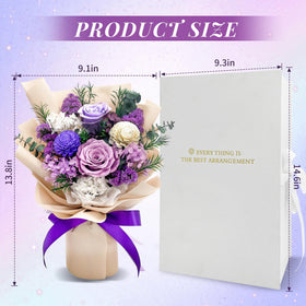 QOEAZY long-lasting floral display that stays vibrant for years