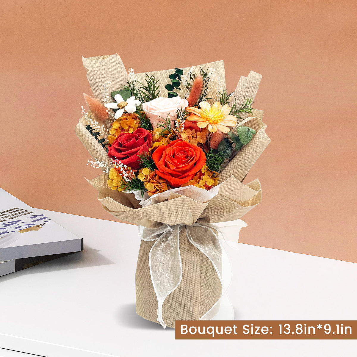 QOEAZY Mother's Day bouquet—a thoughtful gift brightening mom's space.