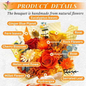 QOEAZY sunflower-hydrangea-bouquet with vibrant colors and texture