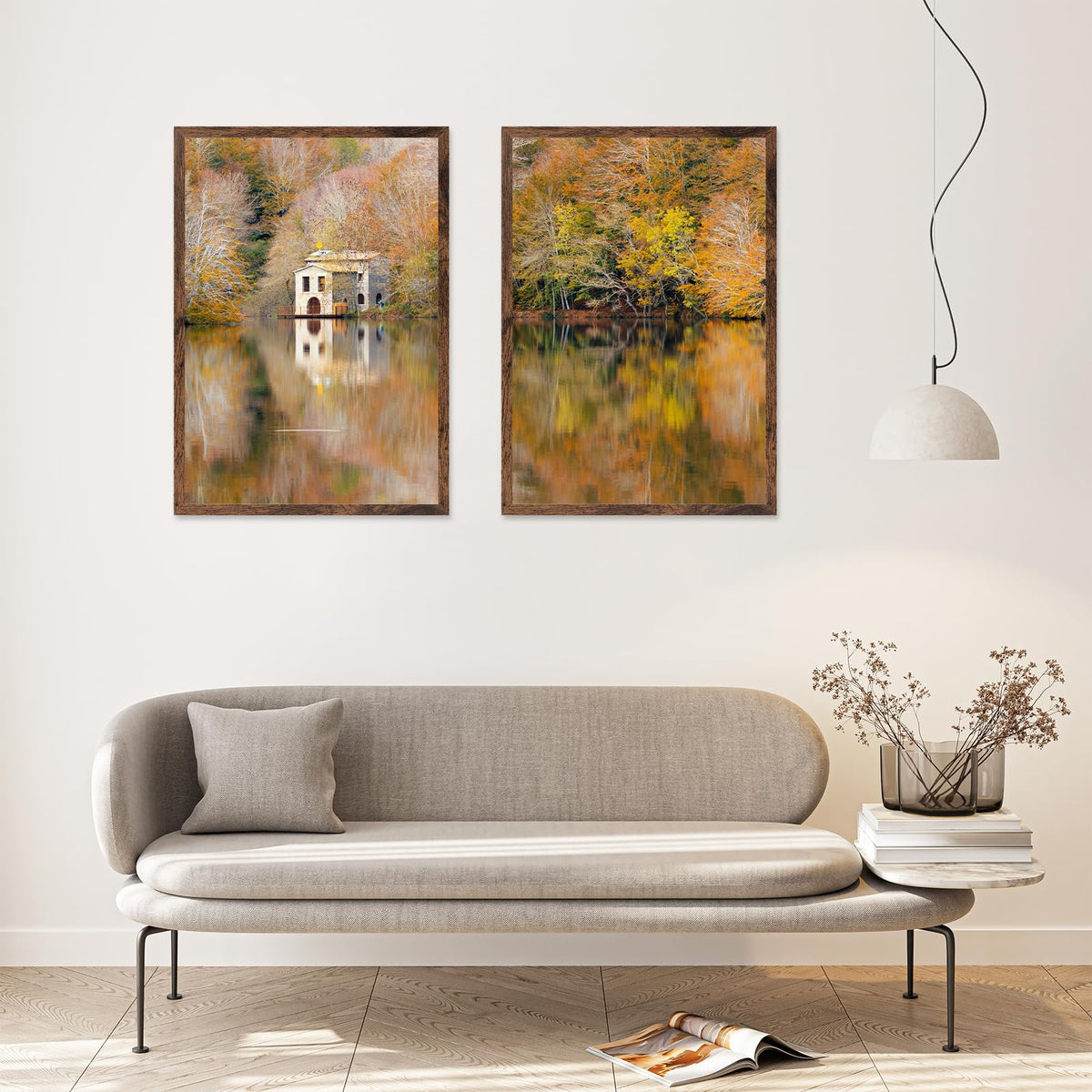 QOTIB 16x24 frame minimalist design complements home and office decor.