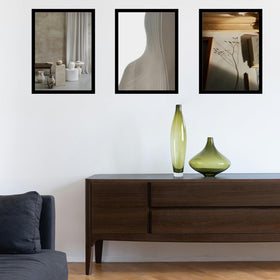 QOTIB minimalist black frame complements photos, posters, and art