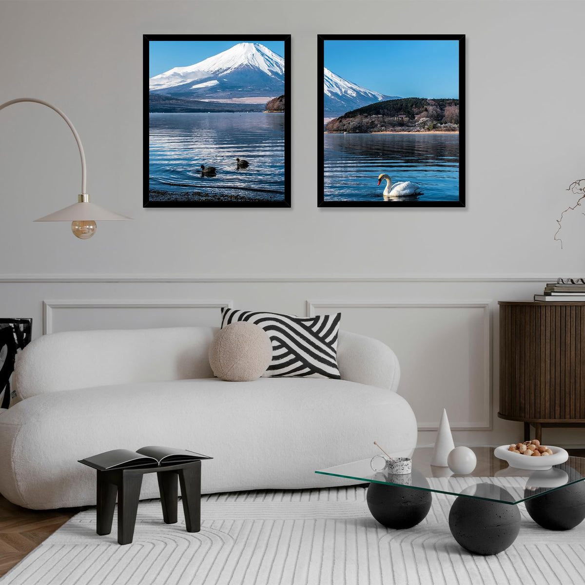 QOTIB frame includes nails and paddle for easy wall mounting