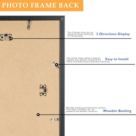 QOTIB wooden engineered 17x24 frame showing sturdy construction