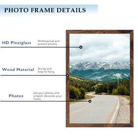 QOTIB display opening 0.5 inches helps keep photos in place.