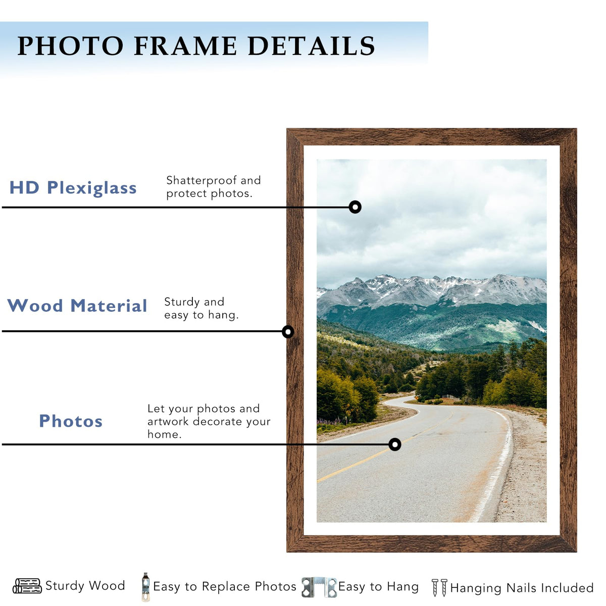 QOTIB 0.5 inch inset keeps images centered and reduces slipping.