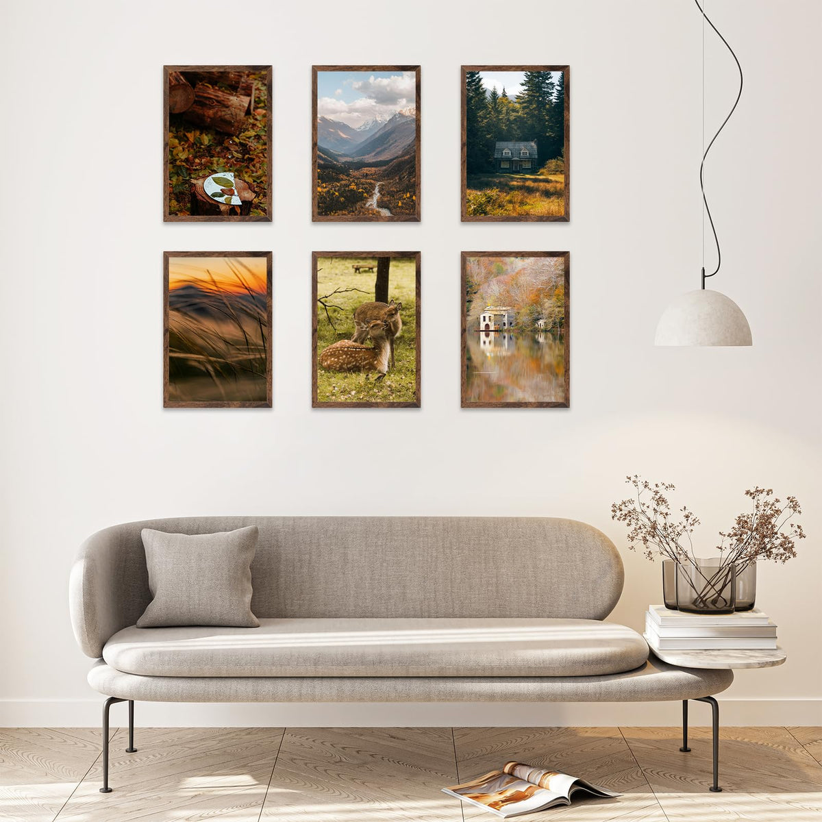QOTIB supports horizontal or vertical display for flexible decor.