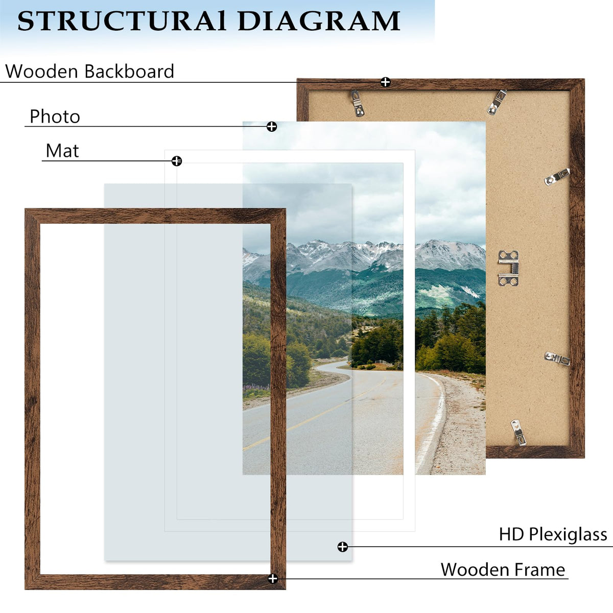 QOTIB wall-hanging nails support secure, quick mounting for rooms, offices, or dorms.