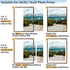 QOTIB frame with 16x20 mat loaded for gallery-ready photos