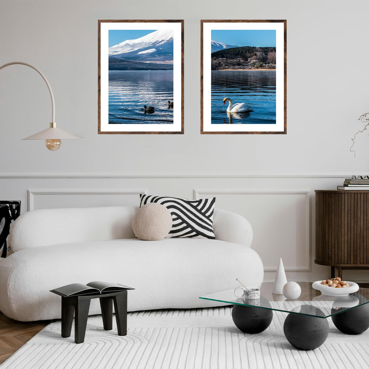 QOTIB wood frame displayed horizontally with a clean, modern look.