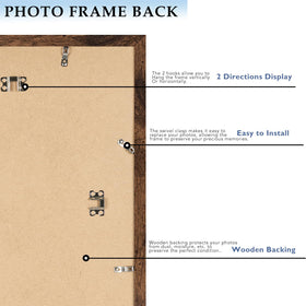QOTIB wood frame with plexiglass for safe, shatter-resistant presentation.