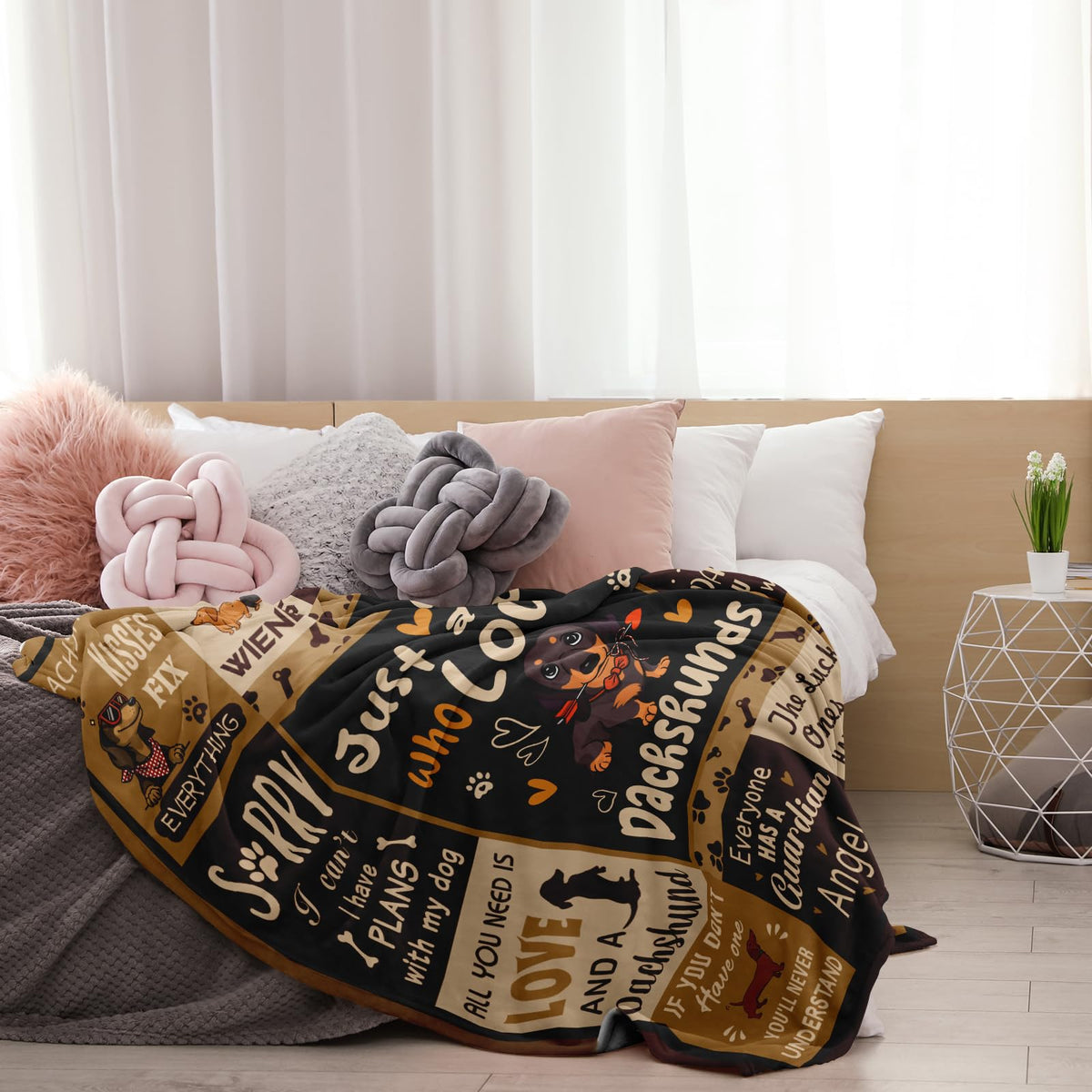 Qotuty blanket folded gift ready presentation for special occasions