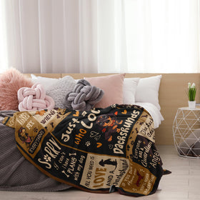 Qotuty blanket folded gift ready presentation for special occasions