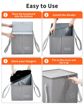 Qozary divider system lets you separate different hanger styles.