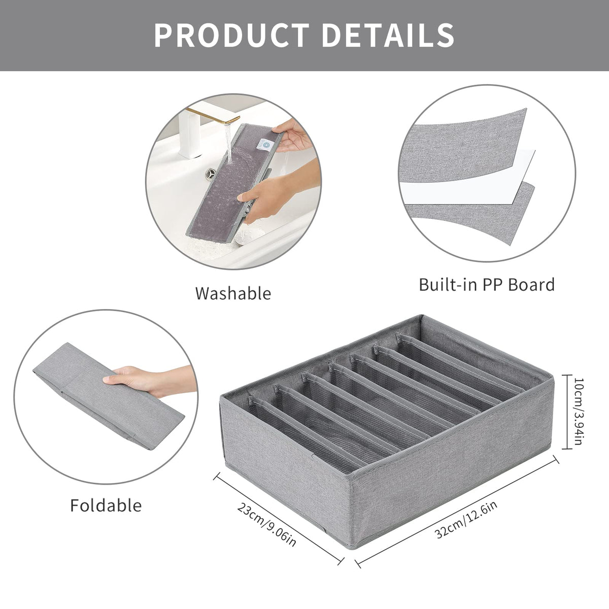 Qozary T-shirt and tank top organizers enable neat folding and quick outfit selection