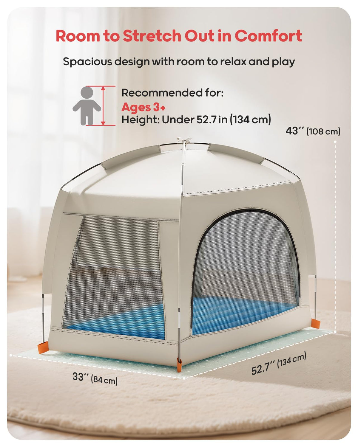 QPAU compact lightweight design makes travel and storage effortless