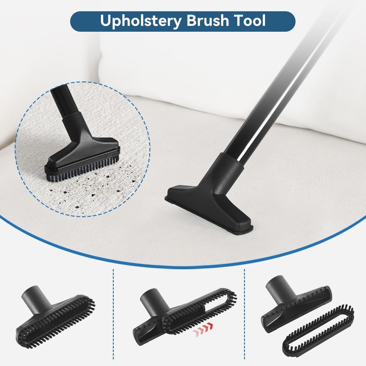 QRUIHC horsehair dust brush protects delicate surfaces