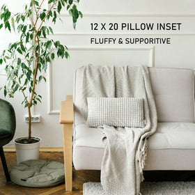 QSWRD waterproof rectangle pillow inserts for indoor and outdoor durability