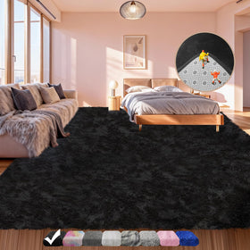QTOWEJH large shag rug 5x7 in living room for cozy ambience