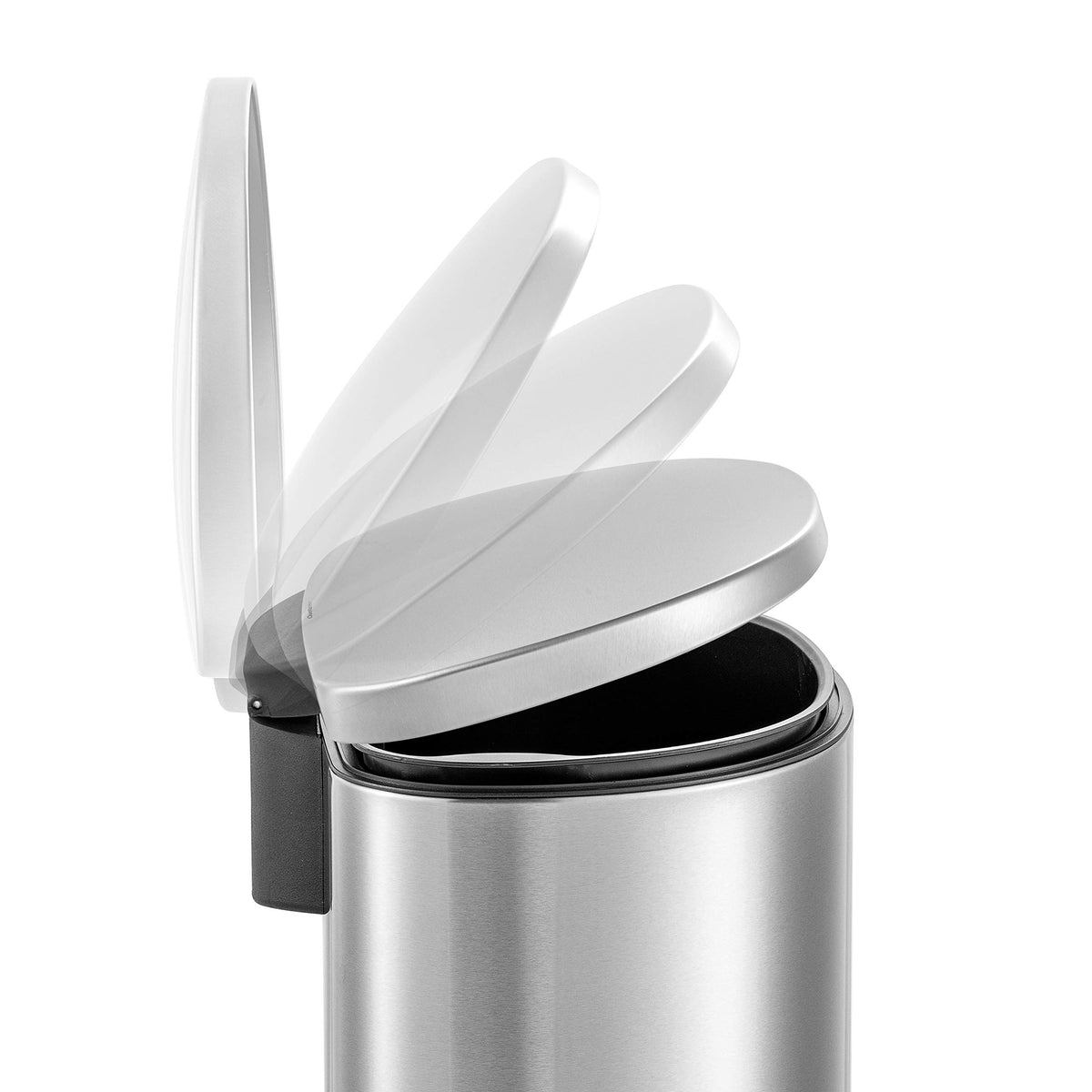 QUALIAZERO 50L stainless steel finish resists fingerprints and smudges.