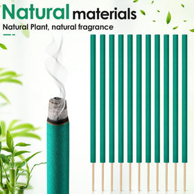 Green citronella sticks displayed for easy outdoor ambiance during picnics.