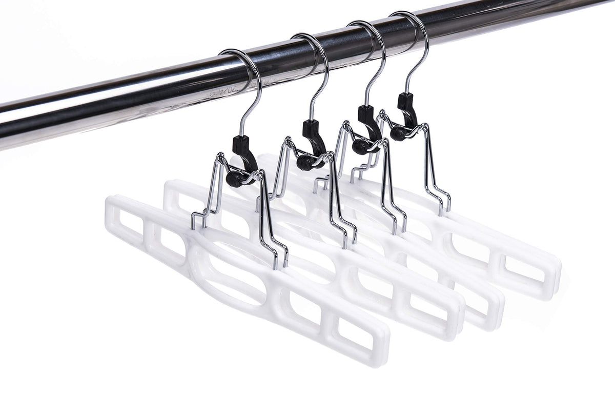 Quality Hangers durable plastic material stands up to daily use.