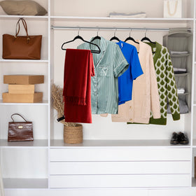 Quality Hangers 17.5-inch length fits a wide range of items securely.